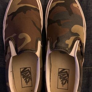 Vans Green Camouflage